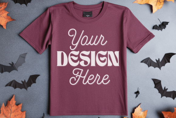Download Halloween C1717 Folded Lay Mockup 16 - Premium Bundle