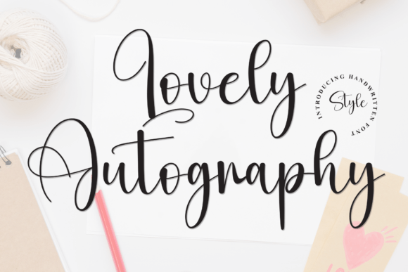 Download Lovely Autography - Lovely Collection
