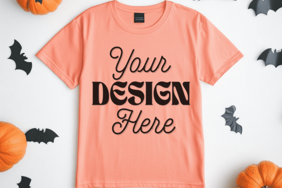 Download Halloween C1717 Folded Lay Mockup 31 - Premium Resources
