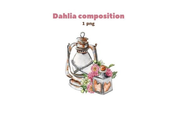 Download Rusty Elements and Dahlia Composition - Rusty Collection