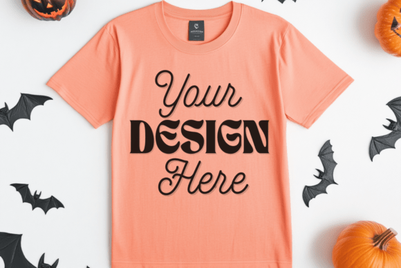 Download Halloween C1717 Folded Lay Mockup 32 - Premium Resources