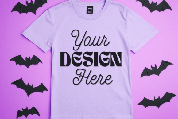 Download Halloween C1717 Folded Lay Mockup 37 - Premium Resources