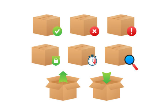 Download Parcel Care Standard Step Icon of Delive - Standard Collection