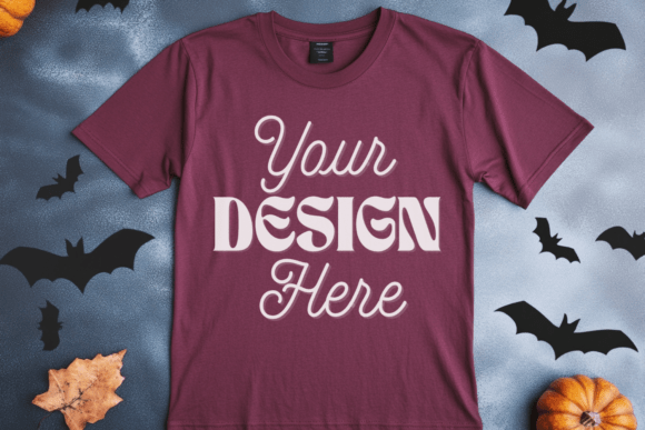 Download Halloween C1717 Folded Lay Mockup 13 - Premium Bundle