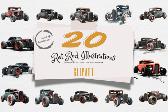 Download 20 Rat Rods PNG! Hot Rusty Rod Art - Rusty Collection